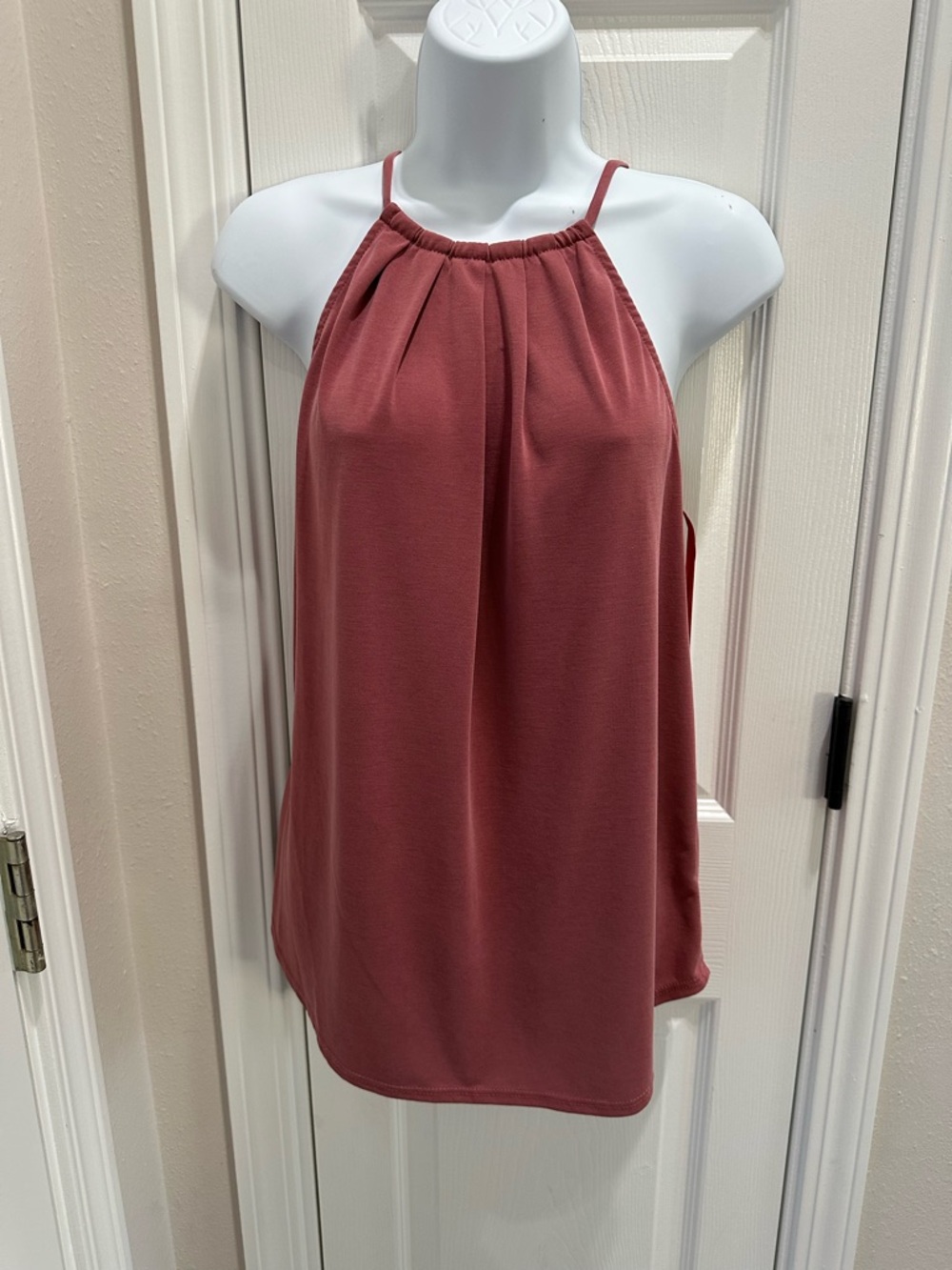 Green Envelope Dusty Rose Halter Camisole